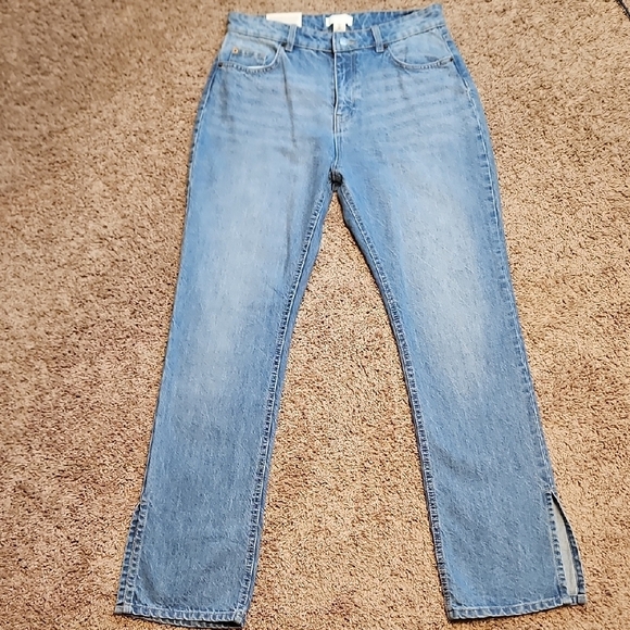 H&M 90's Straight Split Hem Jeans - Picture 3 of 9